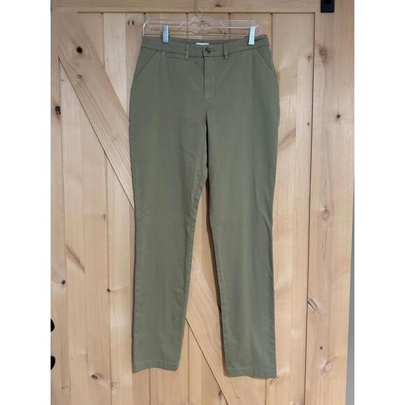 Garnet Hill Pants - Garnet Hill | Saltwash Chinos in Faded Olive | Size 6